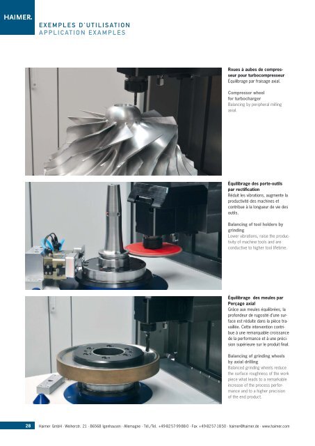 Tool Dynamic Système d'équilibrage modulaire Modular balancing ...