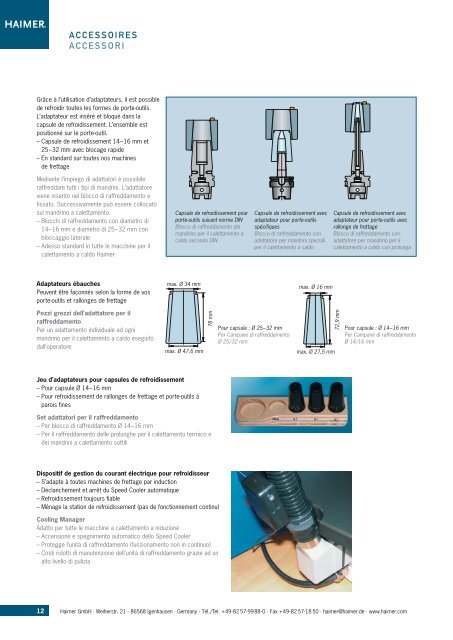 Power Clamp New Generation Machine de frettage ... - Haimer GmbH