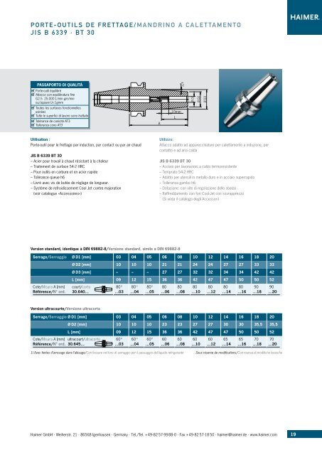 Power Clamp New Generation Machine de frettage ... - Haimer GmbH