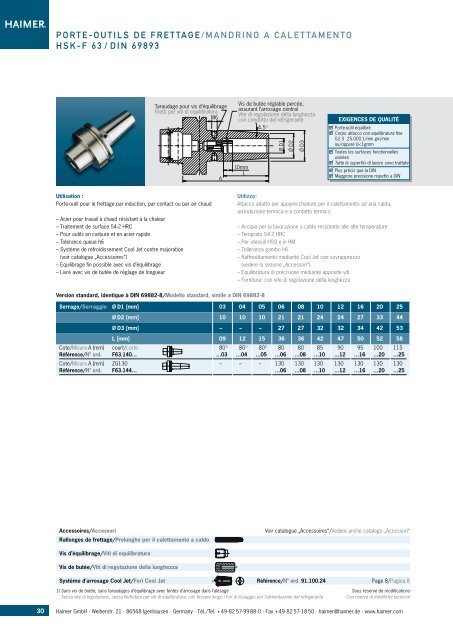 Power Clamp New Generation Machine de frettage ... - Haimer GmbH