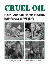 How Palm Oil Harms Health, Rainforest & Wildlife - Center for ...