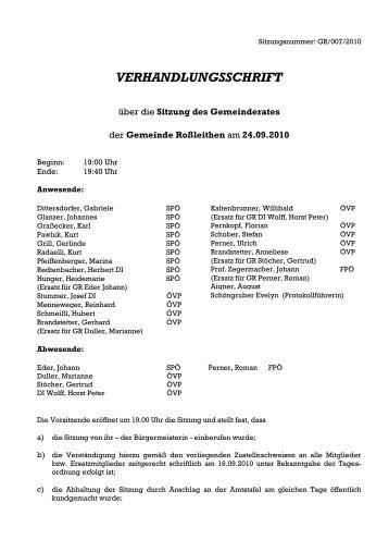 Gemeinderats-Sitzungsprotokoll v. 24.09.2010 (313 KB) - .PDF