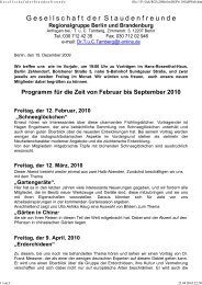 Programm 2010 Berlin