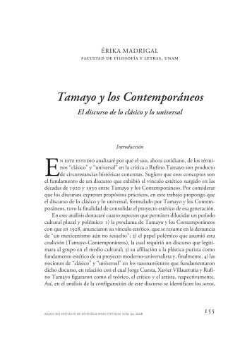 Tamayo y los Contemporáneos - UNAM