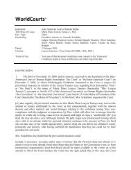 Maria Elena Loayza Tamayo v. Peru, Order (IACtHR ... - World Courts