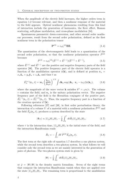 Spatial Characterization Of Two-Photon States - GAP-Optique