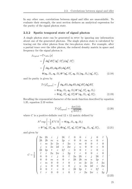 Spatial Characterization Of Two-Photon States - GAP-Optique