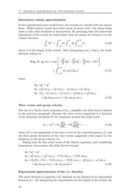 Spatial Characterization Of Two-Photon States - GAP-Optique