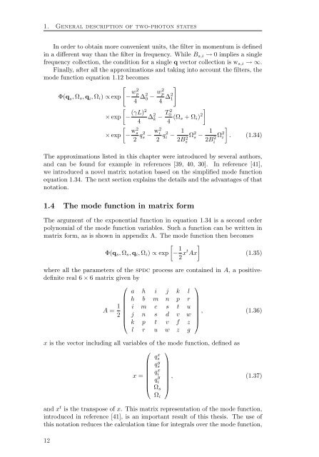 Spatial Characterization Of Two-Photon States - GAP-Optique