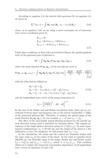 Spatial Characterization Of Two-Photon States - GAP-Optique