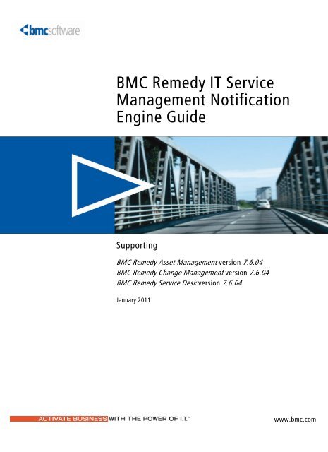 BMC Remedy IT Service Management Notification Engine Guide