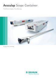 Aesculap Scope Container - Aesculap Endoscopic Technology