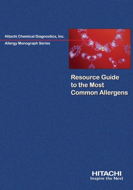 Allergen Resource Guide - Hitachi Chemical Diagnostics