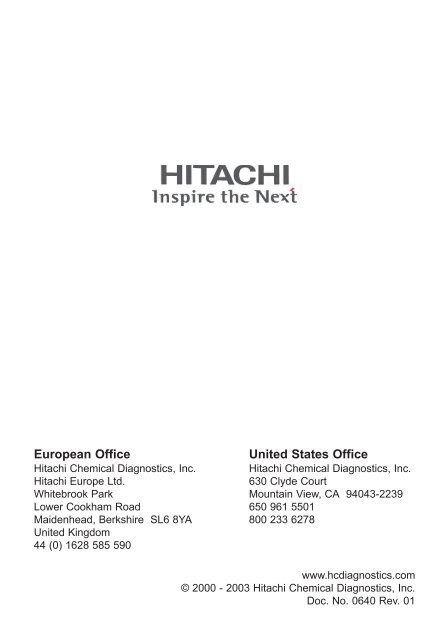 Allergen Resource Guide - Hitachi Chemical Diagnostics