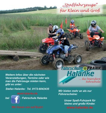 Quads - Fahrschule Halanke