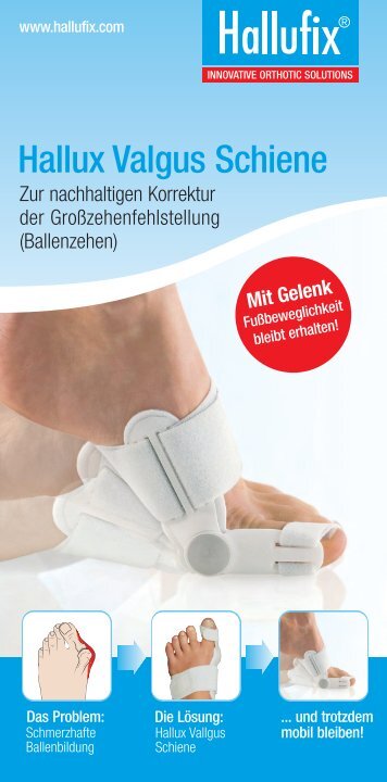 Hallux Valgus Schiene - Hallufix