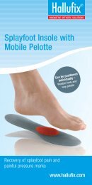 Splayfoot Insole with Mobile Pelotte - Hallufix