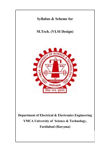 VLSI - YMCA University of Science & Technology