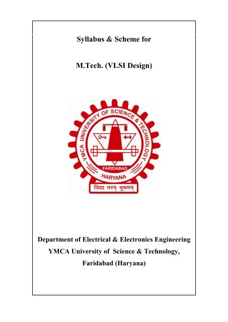 VLSI - YMCA University of Science & Technology