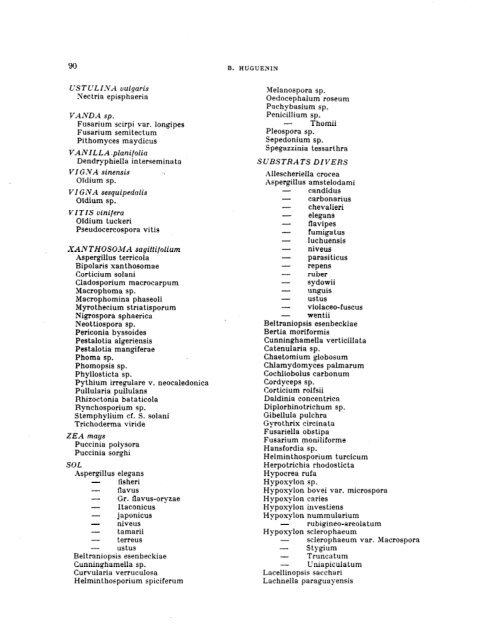 Micromycètes de Nouvelle Calédonie - IRD