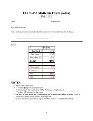 EECS 452 Midterm Exam (solns)