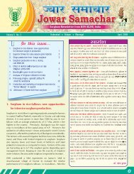 Jowar Samachar October vap 21... - Directorate of Sorghum Research