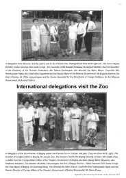 International delegations visit the Zoo - IR at NRF