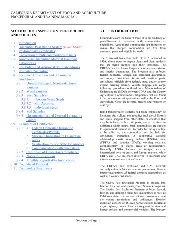 SECTION IV: SPECIAL COMMODITY ... - County of Imperial