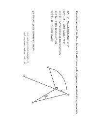 Challis' method