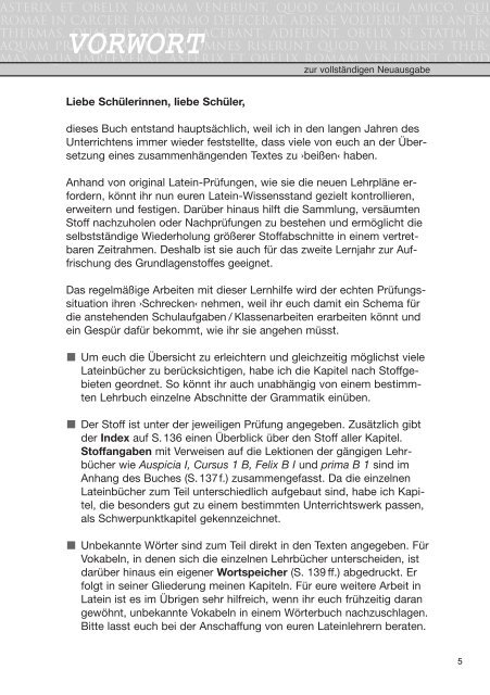 Leseprobe LATEIN 1. Lernjahr als PDF - Anton G. Leitner Verlag ...