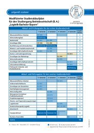 Studienablaufplan - Hamburger Fern-Hochschule