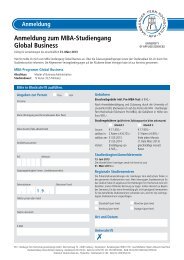 Anmeldeformular - Hamburger Fern-Hochschule