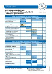 Studienablaufplan - Hamburger Fern-Hochschule