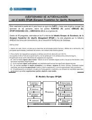 Cuestionrio de autoevaluación DAFO. - Inicio