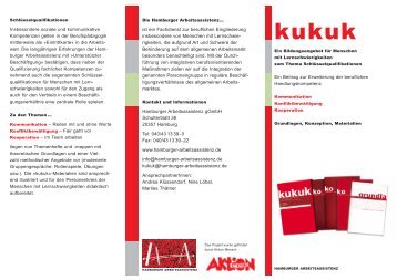 Flyer Handbuch Werbung - Hamburger Arbeitsassistenz