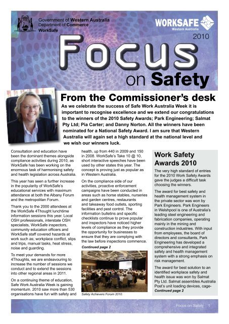 Focus on Safety - SI Informer Newsletter