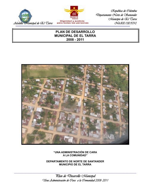 Plan de Desarrollo Municipal - El Tarra