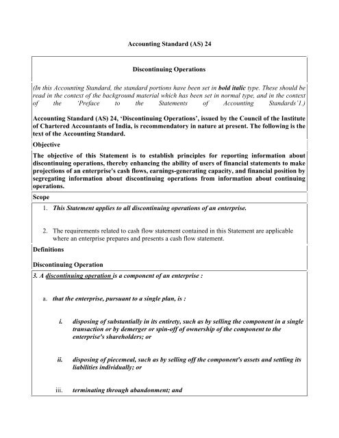 Accounting Standards 1-29 - Seth & Associates