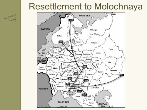 An Overview of Doukhobor Settlement and Migration