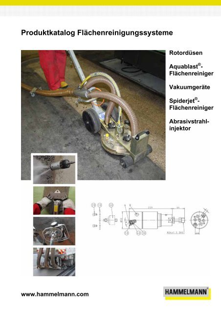 Produktkatalog Flächenreinigungssysteme - Hammelmann