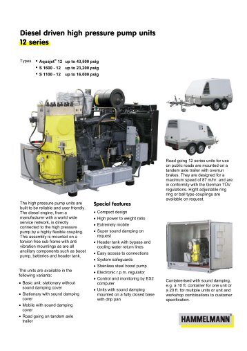 120 kW - Hammelmann