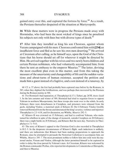 ECCLESIASTICAL HISTORY B