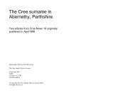 The Cree surname in Abernethy, Perthshire - Cree.name