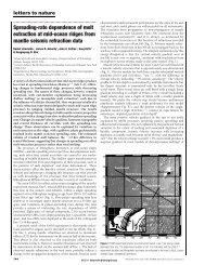 Spreading-rate dependence of melt extraction at mid-ocean ridges ...