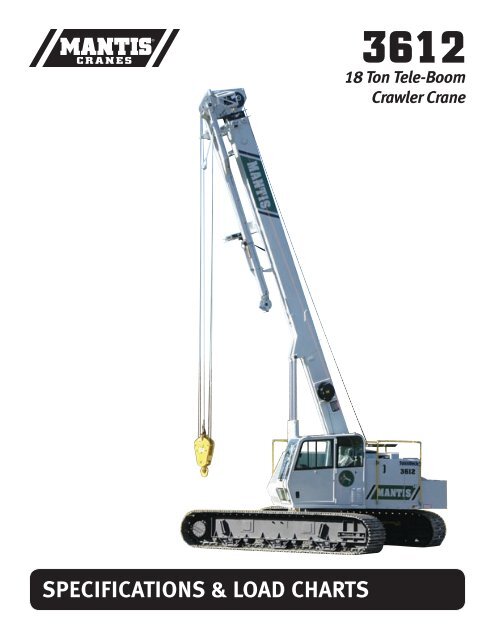 Crawler Crane Load Chart