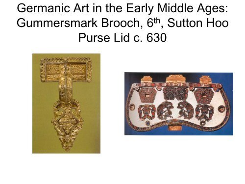 Germanic Art in the Early Middle Ages