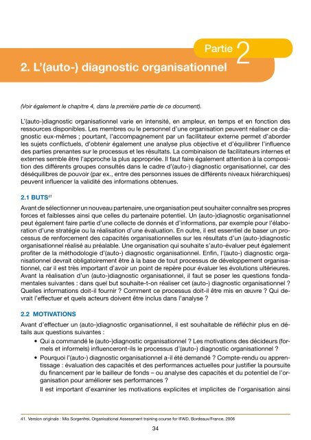 Renforcement des capacités et relation partenariale - Handicap ...