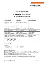 Legierungsvorschrift für Aluminium-Gusslegierungen in Massel- und ...