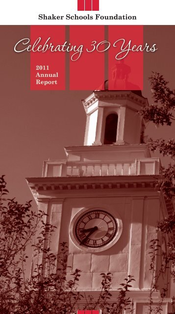 Annual Report 2011 - Shaker Heights City School District