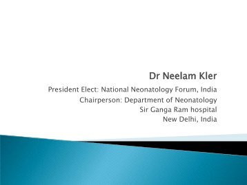 Dr Neelam Kler - World Health Organization